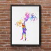 Dignovel Studios Unframed Boy watercolor print kids home nursery print children's room new baby playroom N121 Watercolor Art Print Wall Art Poster Home Decor Hanging DN121 - Image 7