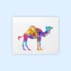 Dignovel Studios Unframed Camel watercolor print new baby nursery home print fine print kids print N146 Watercolor Art Print Wall Art Poster Home Decor Hanging DN146 - Image 2