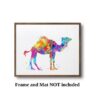 Dignovel Studios Unframed Camel watercolor print new baby nursery home print fine print kids print N146 Watercolor Art Print Wall Art Poster Home Decor Hanging DN146 - Image 3