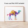 Dignovel Studios Unframed Camel watercolor print new baby nursery home print fine print kids print N146 Watercolor Art Print Wall Art Poster Home Decor Hanging DN146 - Image 4