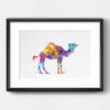 Dignovel Studios Unframed Camel watercolor print new baby nursery home print fine print kids print N146 Watercolor Art Print Wall Art Poster Home Decor Hanging DN146 - Image 6