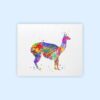 Dignovel Studios Unframed Alpaca Llama Watercolor illustration Print Poster Nursery Decor Print Kids N151 Watercolor Art Print Wall Art Poster Home Decor Hanging DN151 - Image 2