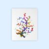 Dignovel Studios Unframed Coral Watercolor Print Sea life poster home kids nursery print N153 Watercolor Art Print Wall Art Poster Home Decor Hanging DN153 - Image 2