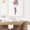 Dignovel Studios Unframed Banksy Girl with Balloons Watercolor illustration Print New Baby Nursery Decor Kids N179 Watercolor Art Print Wall Art Poster Home Decor Hanging DN179 - Image 8