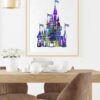 Dignovel Studios Unframed Classic Princess Castle Fairy Tale History Europe Kingdom N210 Watercolor Art Print Wall Art Poster Home Decor Hanging DN210 - Image 8