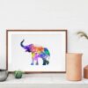 Dignovel Studios Unframed Baby Elephant Safari Animal Africa Wildlife Nature Zoo Zoology N215 Watercolor Art Print Wall Art Poster Home Decor Hanging DN215 - Image 8
