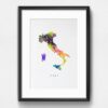 Dignovel Studios Unframed Italy Map world map kids home nursery print children's room playroom N222 Watercolor Art Print Wall Art Poster Home Decor Hanging DN222 - Image 6