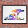 Dignovel Studios Unframed Elephant Family Baby Elephant and Mom Elephant Poster Giclee Decor Kids Nursery Decor N241 Watercolor Art Print Wall Art Poster Home Decor Hanging DN241 - Image 7