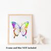Dignovel Studios Unframed Butterfly N242 Watercolor Art Print Wall Art Poster Home Decor Hanging DN242 - Image 3
