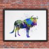 Dignovel Studios Unframed Buffalo Watercolor illustration Print Nursery Kids Print Fantasy Animal print N244 Watercolor Art Print Wall Art Poster Home Decor Hanging DN244 - Image 7