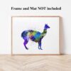 Dignovel Studios Unframed Alpaca Llama Watercolor illustration Print Nursery Kids Print Fantasy Animal print N247 Watercolor Art Print Wall Art Poster Home Decor Hanging DN247 - Image 4