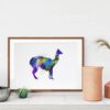 Dignovel Studios Unframed Alpaca Llama Watercolor illustration Print Nursery Kids Print Fantasy Animal print N247 Watercolor Art Print Wall Art Poster Home Decor Hanging DN247 - Image 8
