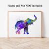 Dignovel Studios Unframed Baby Elephant Nursery Kids Print Fantasy Animal print N248 Watercolor Art Print Wall Art Poster Home Decor Hanging DN248 - Image 4