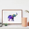Dignovel Studios Unframed Baby Elephant Nursery Kids Print Fantasy Animal print N248 Watercolor Art Print Wall Art Poster Home Decor Hanging DN248 - Image 8