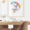 Dignovel Studios Unframed Bass Fish Animal Poster Sea life Print Home Decor Kids Room Fishing N256 Watercolor Art Print Wall Art Poster Home Decor Hanging DN256 - Image 8