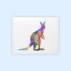 Dignovel Studios Unframed Kangaroo Wildlife Animal Australia N276 Watercolor Art Print Wall Art Poster Home Decor Hanging DN276 - Image 2