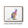 Dignovel Studios Unframed Kangaroo Wildlife Animal Australia N276 Watercolor Art Print Wall Art Poster Home Decor Hanging DN276 - Image 3