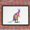Dignovel Studios Unframed Kangaroo Wildlife Animal Australia N276 Watercolor Art Print Wall Art Poster Home Decor Hanging DN276 - Image 7