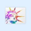 Dignovel Studios Unframed Statue of Liberty Watercolor illustration Print Home decor Poster Giclee N279 Watercolor Art Print Wall Art Poster Home Decor Hanging DN279 - Image 2