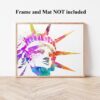 Dignovel Studios Unframed Statue of Liberty Watercolor illustration Print Home decor Poster Giclee N279 Watercolor Art Print Wall Art Poster Home Decor Hanging DN279 - Image 4