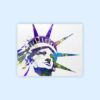 Dignovel Studios Unframed Statue of Liberty Watercolor illustration Print Home decor Poster Giclee N280 Watercolor Art Print Wall Art Poster Home Decor Hanging DN280 - Image 2
