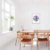 Dignovel Studios Unframed Buddha Blue Yoga N281 Watercolor Art Print Wall Art Poster Home Decor Hanging DN281 - Image 4