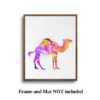 Dignovel Studios Unframed Camel Pink Desert Animal Wildlife N288 Watercolor Art Print Wall Art Poster Home Decor Hanging DN288 - Image 5