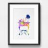 Dignovel Studios Unframed Pinky Room Girls Room Dressing Vanity Desk N291 Watercolor Art Print Wall Art Poster Home Decor Hanging DN291 - Image 6
