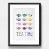 Dignovel Studios Unframed Tea Time Tea Pot Relaxing Home Kitchen Family N312 Watercolor Art Print Wall Art Poster Home Decor Hanging DN312 - Image 6
