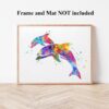 Dignovel Studios Unframed Dolphin Sea Life Watercolor illustration Print Poster Home Decor N322 Watercolor Art Print Wall Art Poster Home Decor Hanging DN322 - Image 4