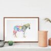 Dignovel Studios Unframed Zebra Safari Animal Africa Wildlife Zoo Zoology Education School Kids N368 Watercolor Art Print Wall Art Poster Home Decor Hanging DN368 - Image 8