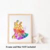 Dignovel Studios Unframed Dancing with Prince Princess Dream Moment Fairy Tale N387 Watercolor Art Print Wall Art Poster Home Decor Hanging DN387 - Image 3