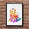 Dignovel Studios Unframed Dancing with Prince Princess Dream Moment Fairy Tale N387 Watercolor Art Print Wall Art Poster Home Decor Hanging DN387 - Image 7