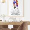 Dignovel Studios Unframed Runner Woman Man Couple Marathon Winner Sports Motivational Inspirational Quote Victory Competition Watercolor Art Print Wall Art Poster Home Decor Hanging DN769 - Image 8