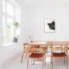 Dignovel Studios Unframed Black Cat Peeking Cat Household Animal Pet Cat Lover Friend Watercolor Art Print Wall Art Poster Home Decor Hanging DN773 - Image 4