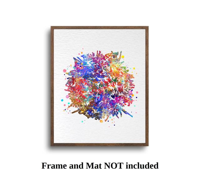Dignovel Studios Unframed T-Cell Immune Cells Medical Art Science Histology T Cells Biology Art Oncology Immunology Clinic Watercolor Art Print Wall Art Poster Home Decor Hanging DN779 - Image 5