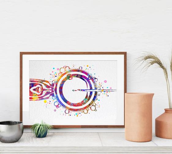 Dignovel Studios Unframed IVF Embryonic Art Gynecology Medical Science In Vitro Fertilization OBGYN Infertility Fertility Clinic Watercolor Art Print Wall Art Poster Home Decor Hanging DN789 - Image 8