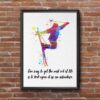 Dignovel Studios Unframed Ski Athlete Skiing Skier Winter Sports Motivational Inspirational Quote Get the Most Out of Life Adventure Watercolor Art Print Wall Art Poster Home Decor Hanging DN793 - Image 7
