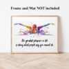 Dignovel Studios Unframed Swimmer Swimming Training Sports Competition Motivational Inspirational Quote Greatest Pleasure Watercolor Art Print Wall Art Poster Home Decor Hanging DN801 - Image 4