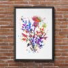 Dignovel Studios Unframed Scottish Thistle Wild Plants Nature Flowers Love Watercolor Art Print Wall Art Poster Home Decor Hanging DN810 - Image 7