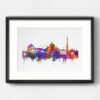 Dignovel Studios Unframed Rome Skyline Italy World Travel Europe Watercolor Art Print Wall Art Poster Home Decor Hanging DN811 - Image 6