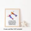 Dignovel Studios Unframed Scuba Diving Couple Diver Water Sports Athlete Ocean Exploration Watercolor Art Print Wall Art Poster Home Decor Hanging DN812 - Image 3