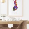 Dignovel Studios Unframed Finland Map World Map Europe Travel Tour Country Watercolor Art Print Wall Art Poster Home Decor Hanging DN819 - Image 8