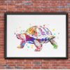 Dignovel Studios Unframed Turtle Tortoise Testudines Wild Animal Nature Peace Love Nursery Watercolor Art Print Wall Art Poster Home Decor Hanging DN829 - Image 7