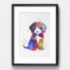Dignovel Studios Unframed Cute Poodle Dog Puppy Family Pet Animal Love Watercolor Art Print Wall Art Poster Home Decor Hanging DN831 - Image 6