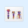 Dignovel Studios Unframed Dental Implant Tooth Anatomical Art Dental Clinic Watercolor Art Print Wall Art Poster Home Decor Hanging DN836 - Image 2