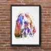 Dignovel Studios Unframed Basset Hound Dog Puppy Family House Animal Pet Love Friend Watercolor Art Print Wall Art Poster Home Decor Hanging DN839 - Image 7