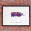 Dignovel Studios Unframed Puerto Rico Abstract Map World Travel Tour Watercolor Art Print Wall Art Poster Home Decor Hanging DN841 - Image 7