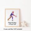 Dignovel Studios Unframed Male Tennis Player Man Boy Outdoor Sports Watercolor Art Print Wall Art Poster Home Decor Hanging DN845 - Image 3