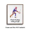 Dignovel Studios Unframed Male Tennis Player Man Boy Outdoor Sports Watercolor Art Print Wall Art Poster Home Decor Hanging DN845 - Image 5